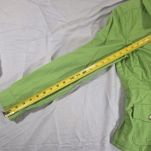 Eddie Bauer Green Button-Up Women's Jacket - Picture 5 of 9